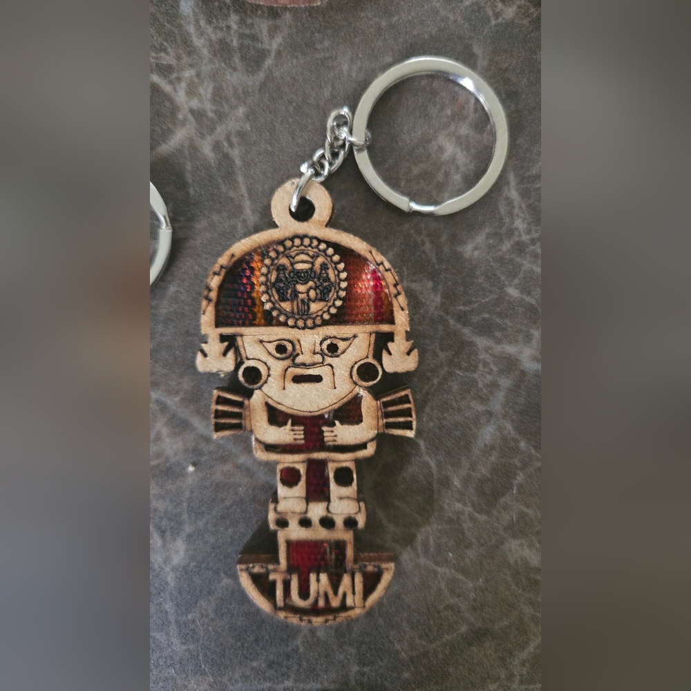 Colorful Peruvian Keychain - Picture 4 of 9